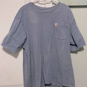 Men’s Carhartt Relaxed Fit Pocket Tee. Dusk Blue
